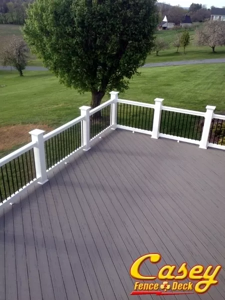 Upper Level Timbertech Composite Deck with Picture Frame Border