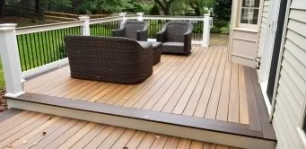 The transformation that took place was nothing short of incredible for this Custom Deck in Frederick