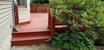 This Deck Received its Last Coat of Deck Stain